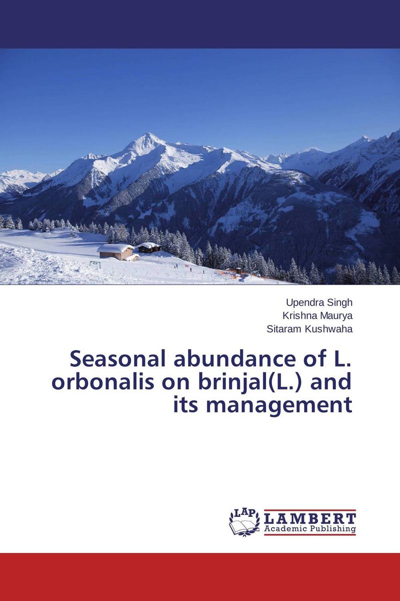 Seasonal abundance of L. orbonalis on brinjal(L.) and its management