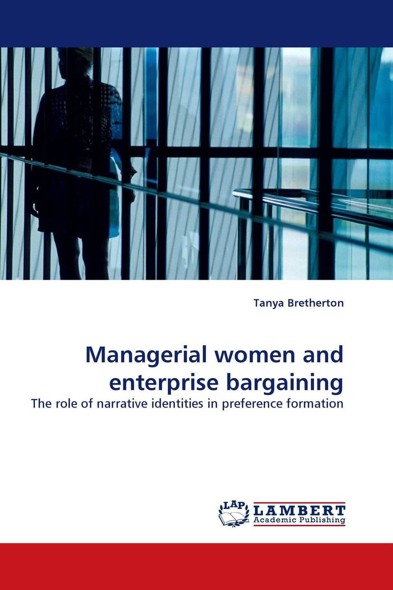 Managerial women and enterprise bargaining12296407 Managerial women and enterprise bargaining12296407This book considers key assumptions underlying research on women and enterprise bargaining, in light of unique qualitative data from the banking sector. Previous research in this field has argued that women workers will approach enterprise bargaining in a distinctly different manner to men workers. A drawback associated with much of this research however, has been its sole emphasis on women workers, without a concurrent analysis of ‘male approaches to bargaining or indeed, a refined definition of what would constitute ‘male bargaining. This book positions enterprise bargaining preferences in the context of literature on narrative identities. Four distinctly different narrative identities are found among men and women managers - the bureaucratic career narrative, diplomatic, classic market narrative and institutional market narrative. In particular, acuity of risk and strategies to minimise risk are handled differently by each of the narrative identities.