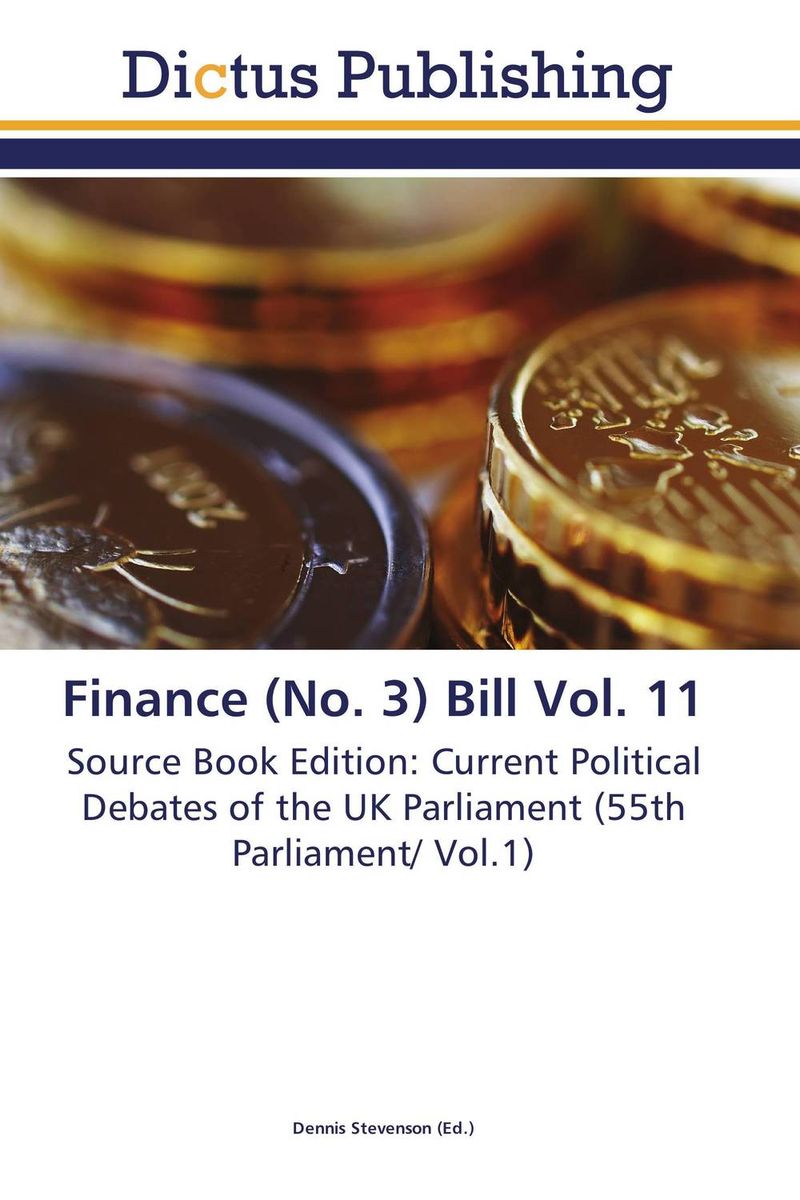 Finance (No. 3) Bill Vol. 11