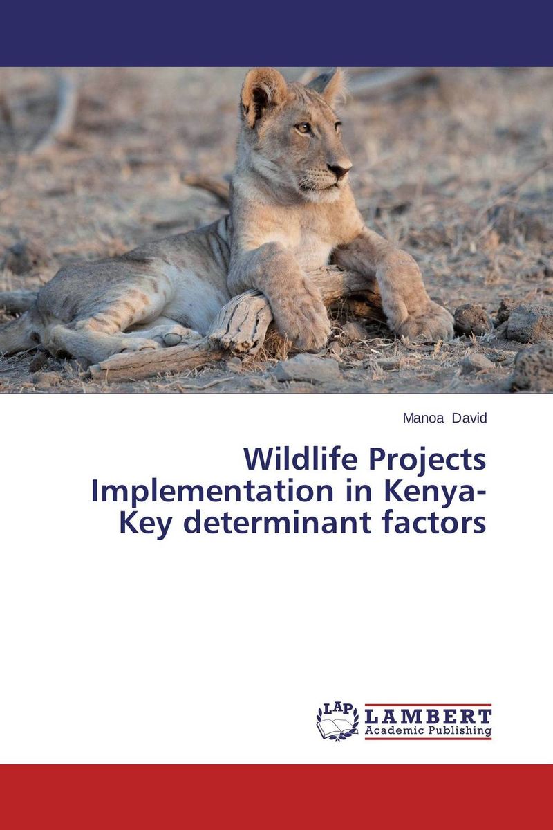 Wildlife Projects Implementation in Kenya-Key determinant factors12296407 Wildlife Projects Implementation in Kenya-Key determinant factors12296407Education,Technology, Culture, government policy, political influence and managerial skills are often never looked at in totally while implementing wildlife projects. As result, multi-million projects have turned out to be white elephants.This book examines the importance of these factors from a perspective of a small projects dubbed lion-proof boma at the base of Africas highest mountain-Kilimanjaro.The lion-proof boma is a new initiative to the Maasai community, aimed at bringing in a win-win situation, where community live in harmony with predators. Livestock loss is reduced by fortifying traditional bomas to a lion-proof status. The threatened lions population, estimated to be only 2000 in Kenya are also spared from persecution through retaliatory killings.