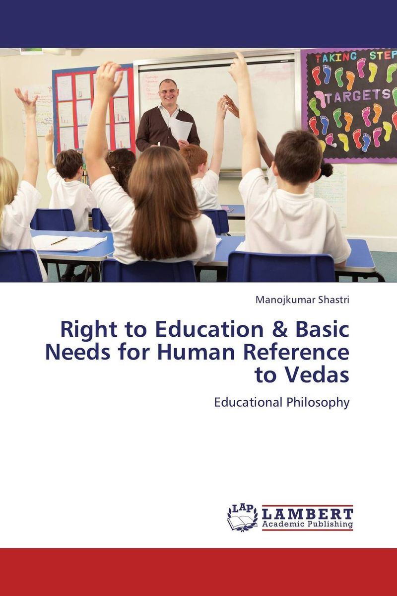 Right to Education & Basic Needs for Human Reference to Vedas12296407 Right to Education & Basic Needs for Human Reference to Vedas12296407The importance of human rights to Education has now been widely acknowledged. Education shapes the minds of younger generation and makes them appreciate Values. Indian values on Human Rights perhaps have the earliest pedigree. The Rigveda, which is regarded as the oldest documents, declares that all Human beings are equal and they are all brother. According to Atharvanaveda, People have equal right over food and water (natural resources ) . The Vedas including Upanishads (shruti) were the primordial source of ‘Dharma’ a compendious for all Human Rights and duties, the observance of which was regarded as essential for securing peace and happiness to individuals as well as society. An analysis of all the rules of ‘Dharma’ would show that, valuable Human Rights had been identified and recognized in Indian Vedas.In this Book Author would indicate the Right to Education and Basic Needs for Human was the most fundamental Human Right with reference to Vedas (Hinduism) as well as...