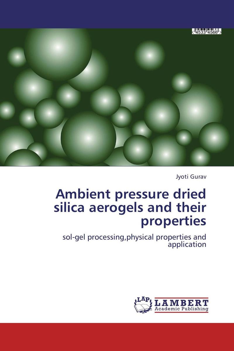 Ambient pressure dried silica aerogels and their properties12296407 Ambient pressure dried silica aerogels and their properties12296407Aerogel holds 15 entries in the Guinness Book of Records, more than any other material. It is the lightest solid in existence according to the record book. Henceforth, may be the most unique material on the earth.Aerogels have extremely high surface area as well as porosity. These unique properties are being used for thermal and acoustic insulation. Therefore, sometimes called frozen smoke. This material is produced by the supercritical drying or ambient pressure drying of liquid gels. The most common type is silica aerogel. In this context sol-gel processing of water glass (sodium silicate) and alkooxide based silica aerogels is described. The silica gels are dried at ambient pressure to reduce final cost of the aerogel. Their physical properties are studied.