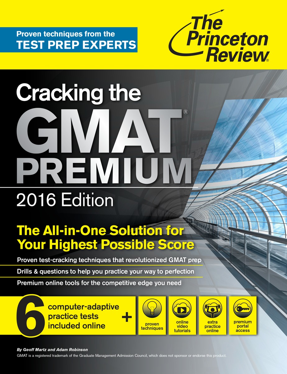 Cracking the GMAT Premium 2016