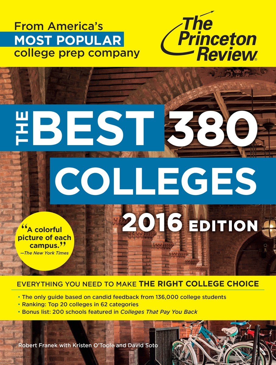 BEST 380 COLLEGES 2016