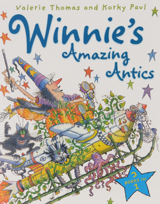 Winnies Amazing Antics12296407 Winnies Amazing Antics12296407Welcome to the wonderful world of Winnie the Witch and her big black cat, Wilbur. Discover what happens when they grow some monster vegetables, when they decide to go into outer space, or when they dive deep beneath the ocean waves. This collection brings together three of Winnie and Wilburs most exciting picture-book adventures: Winnies Amazing Pumpkin, Winnie in Space, and Winnie Under the Sea.