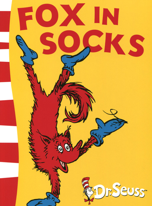 Fox in Socks12296407 Fox in Socks12296407Join the irrepressible Fox in Socks as he teaches a baffled Mr.Knox some of the quickest, slickest, tongue twisters in town. By combining the funiest stories, craziest creatures and zaniest pictures with his unique blend of rhyme, rhythm and repetition, Dr Seuss helps children of all ages enjoy learning to read.