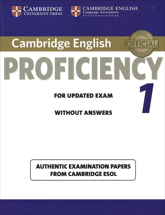 Proficiency for Updated Exam 1: Student's Book without Answers