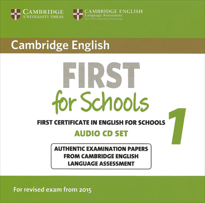 First Certificate in English for Schools 1 (аудиокурс на 2 CD)