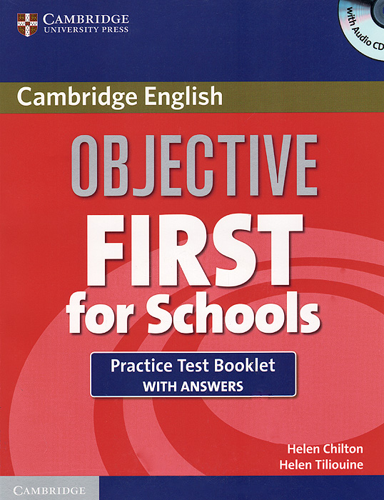 Objective First For Schools: Practice Test Booklet with Answers (+ Audio CD)