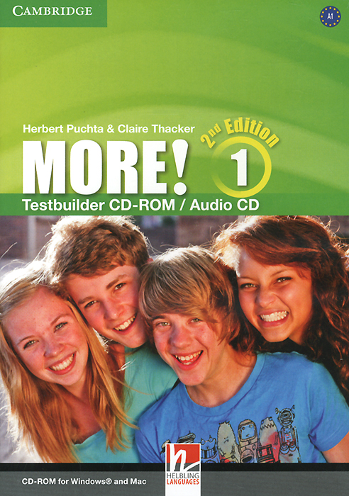 More! Level 1: Testbuilder CD-ROM / Audio CD12296407 More! Level 1: Testbuilder CD-ROM / Audio CD12296407MORE! Second edition is a four-level English course from highly respected authors that inspires young teenagers to learn. The Testbuilder CD-ROM/Audio CD Level 1 helps you assess your students progress with unit tests, skills and revision tests. It previews each exercise before inclusion, and it can create A and B versions of each test so that students sitting next to each other do not share answers. System requirements: Windows ХР/ Vista Home Premium/7/8 Mac OS 10.6/10.7/10.8 512 MB RAM (1 GB recommended).