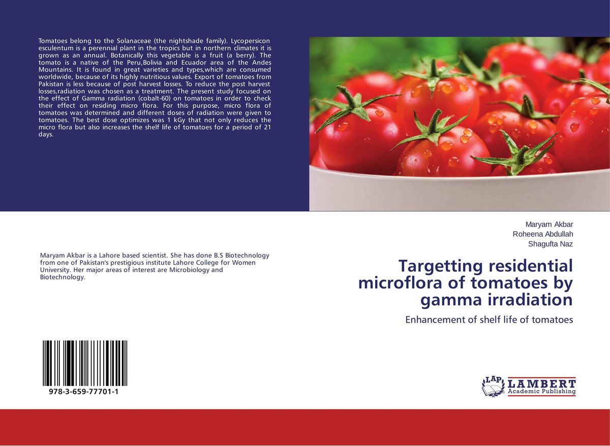 Targetting residential microflora of tomatoes by gamma irradiation