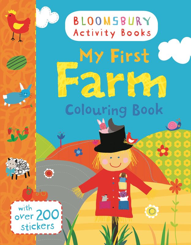 My First Farm Colouring Book (+наклейки)