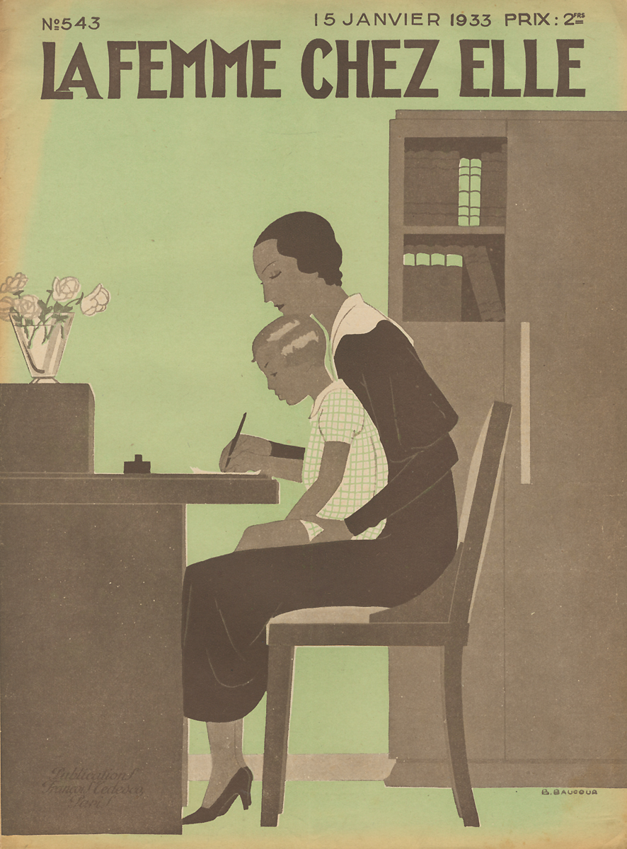 La Femme chez Elle (Женщина у себя дома), № 543, январь 1933