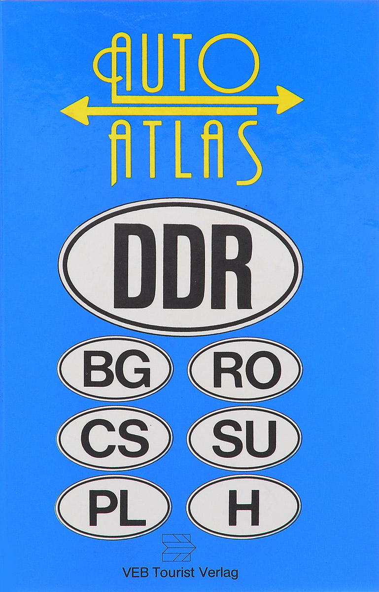 Auto Atlas, Deutsche Demokratische Republik: mit Bulgarien, CSSR, Polen, Rumanien, UdSSR, Ungarn
