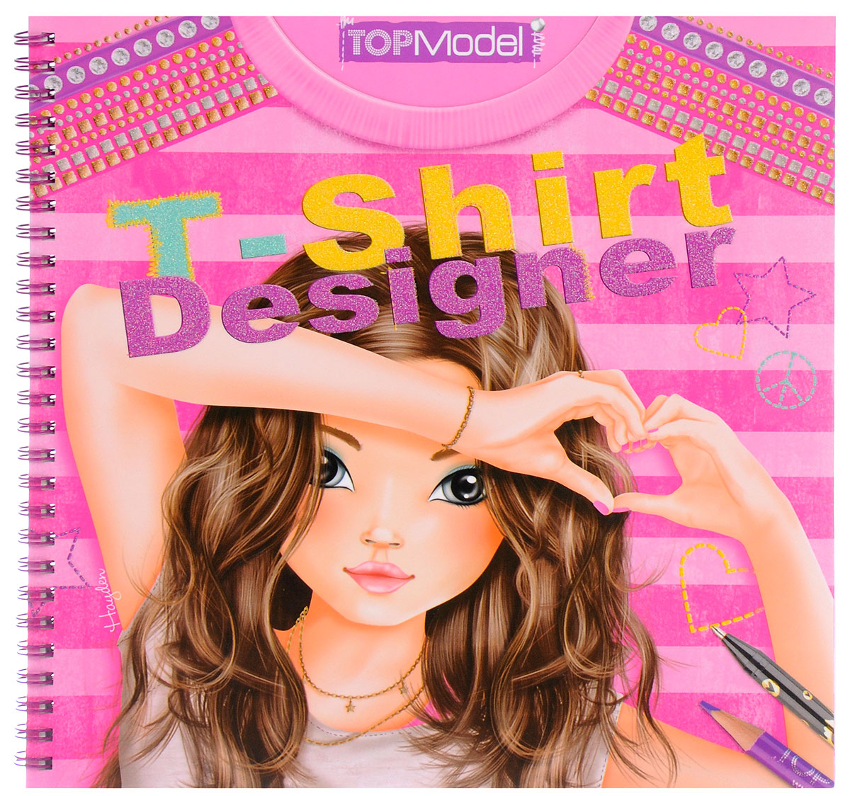 TOPModel T-Shirt Designer. Раскраска (+ наклейки)