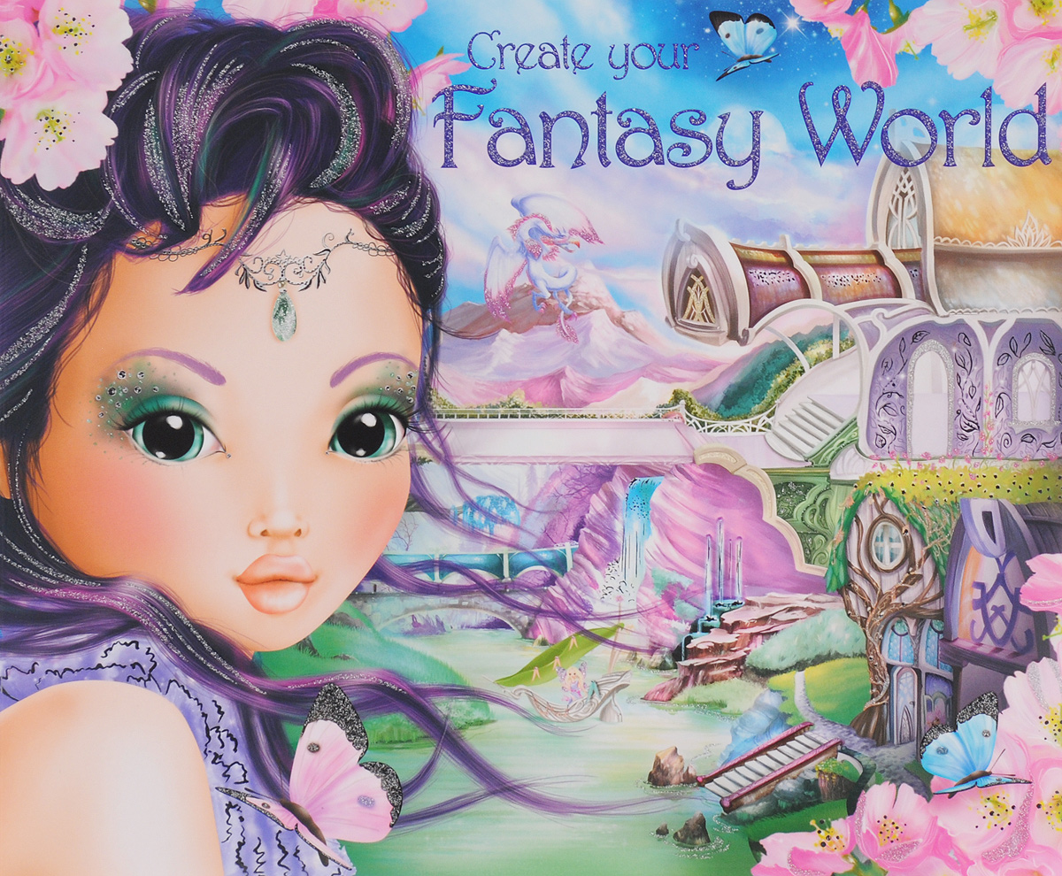 TOPModel: Create Your Fantasy World. Развивающий постер с многоразовыми наклейками
