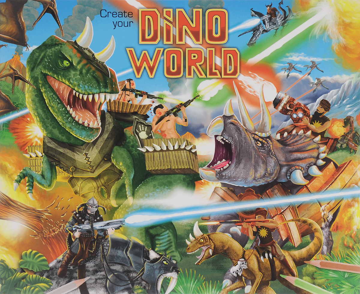 Creative Studio: Create your Dino World. Альбом с наклейками