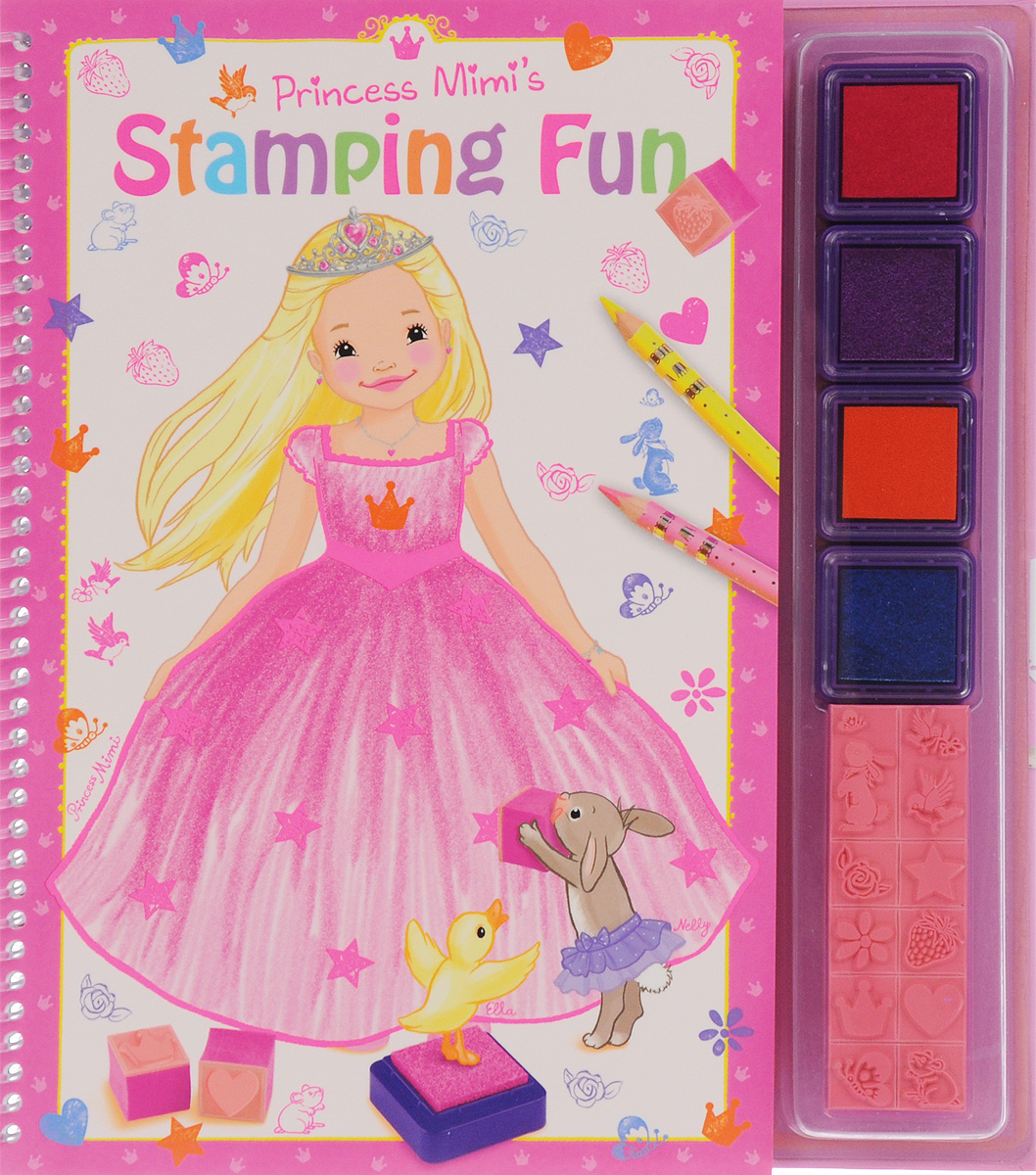 My Style Princess Stamping Fun. Раскраска со штампами