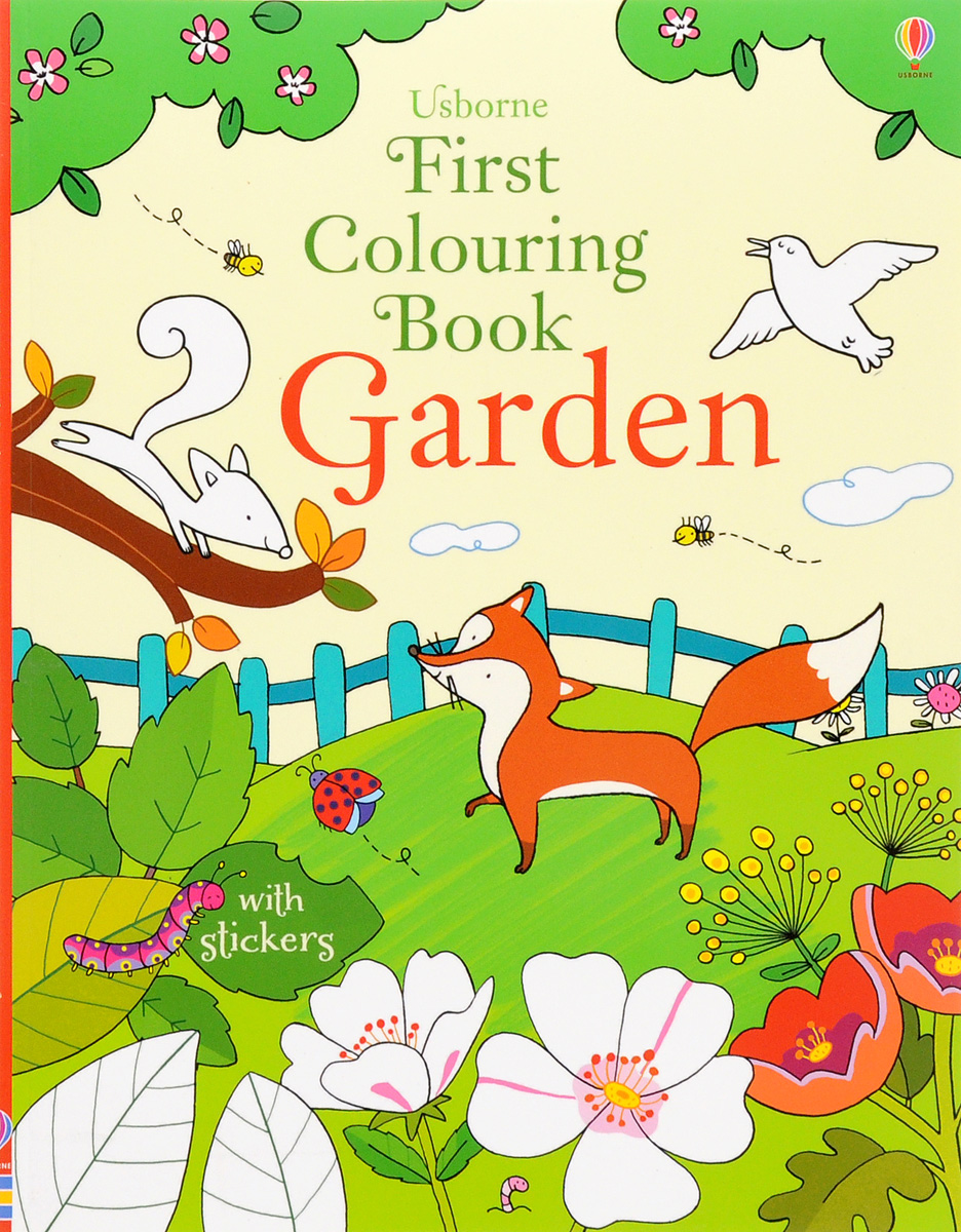 First Colouring Book Garden (+наклейки)