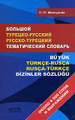 �����: ������� �������-�������, ������-�������� ������������ ������� / Buyuk turkce-rusca rusca-turkce dizinler sozlugu