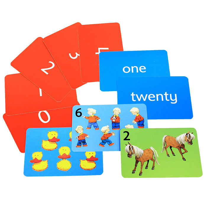 123 Flashcards (набор из 50 карточек)