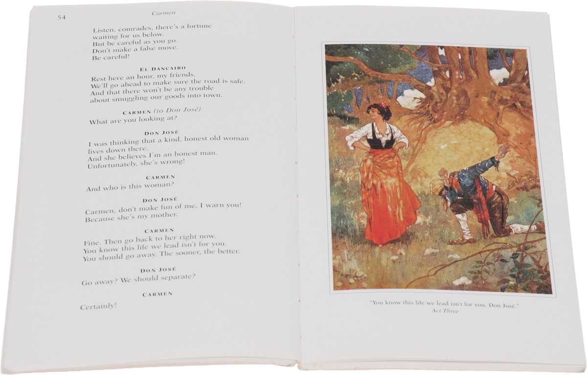 Georges Bizet`s: Carmen: An Illustrated Libretto
