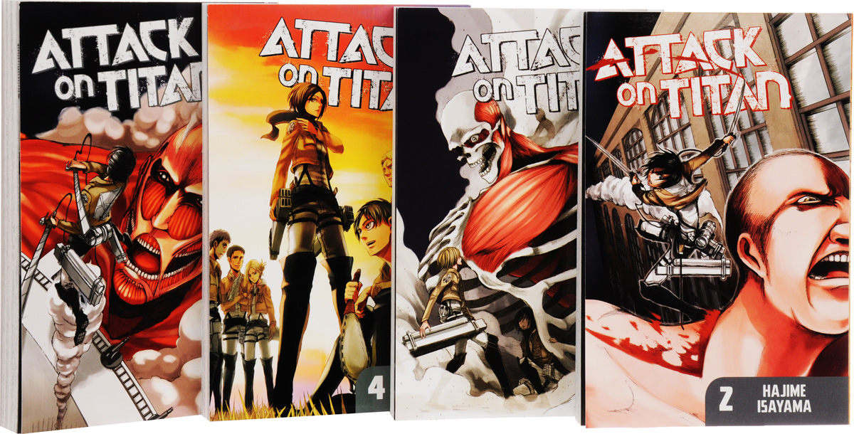 Attack on Titan: The Beginning: Volume 1-4 (комплект)