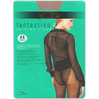 Колготки классические Fantastico 40Fantastico 40 Daino Колготки классические Fantastico 40Fantastico 40 DainoПлотность: 40 ден. Колготки тонкие, матовые, эластичные, с ажурными трусиками и гигиеничной ластовицей. Omsa - одна из наиболее важных компаний, производящих трикотаж, которая так близка любой женщине. А устойчивым положением компания обязана своей философии, которая была и остается для нее актуальной. Высокое качество нити, элегантность, внимание к шарму и моде позволяет держаться компании на вершине популярности у женщин всего мира. Внимание к нуждам женщины и постоянная забота о качестве сделали Omsa самой значительной компанией Европы. Благодаря усовершенствованиям в производственной сфере вся продукция Omsa может гордиться своим превосходным качеством.