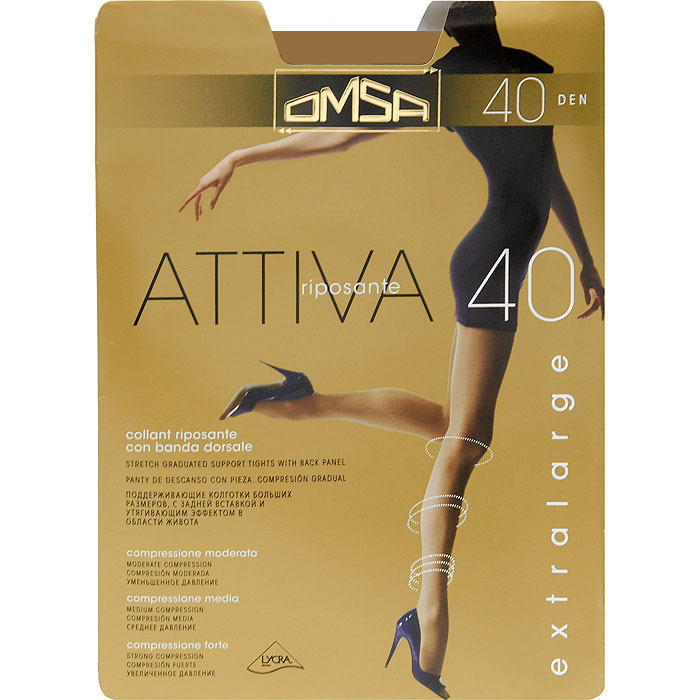 Колготки Attiva 40Attiva 40_Bianco Колготки Attiva 40Attiva 40_BiancoКолготки шелковистые, с торсом в виде трусиков. Поддерживающий эффект с распределяемым давлением. Плоские швы. Ластовица. Сформированная ступня. Плотность: 40 ден.