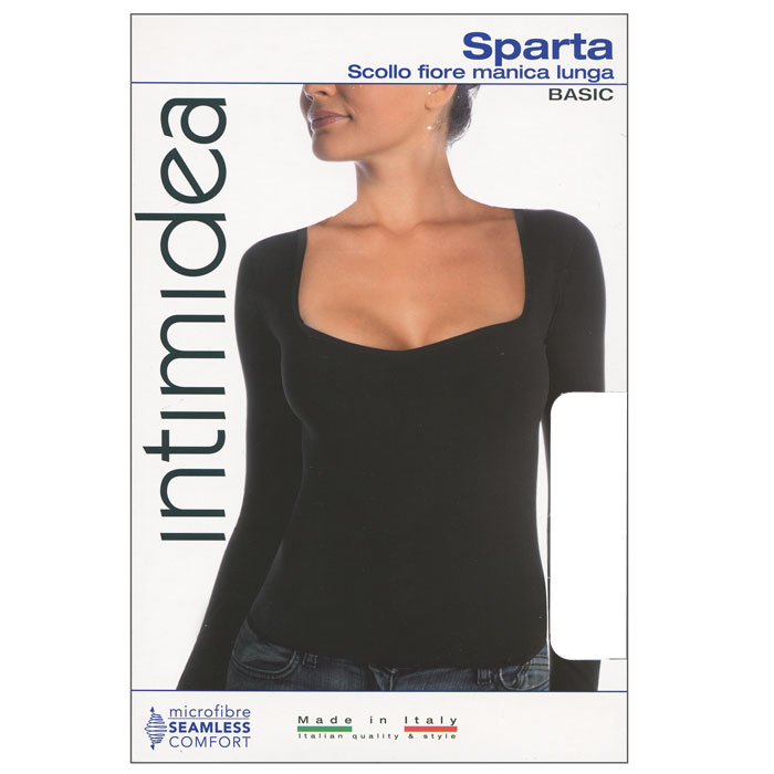 ФутболкаIN-T-Shirt Sparta Bianco ФутболкаIN-T-Shirt Sparta BiancoЖенская футболка Sparta с длинным рукавом и глубоким вырезом выполнена из микрофибры, она очень мягкая на ощупь, не раздражает даже самую нежную и чувствительную кожу. Футболка очень удобна в использовании, ее можно носить как с брюками, так и с юбкой. Отличный вариант для повседневной носки!