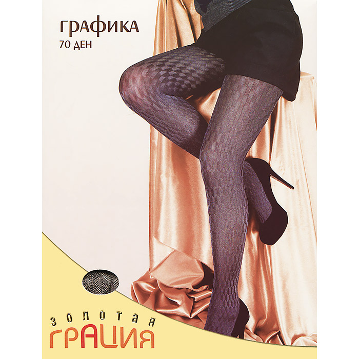 Колготки Графика 70Графика 70_латте Колготки Графика 70Графика 70_латтеКрасивые фантазийные колготки с оригинальным геометрическим рисунком по всей ноге. Хлопковая ластовица и плоские швы обеспечивают максимальный комфорт.