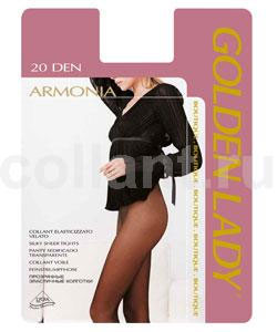 Колготки женские Armonia 20Armonia 20 Колготки женские Armonia 20Armonia 20Тончайшие прозрачные эластичные колготки Golden Lady Armonia 20 без штанишек, с комфортным швом и гигиеничной ластовицей.