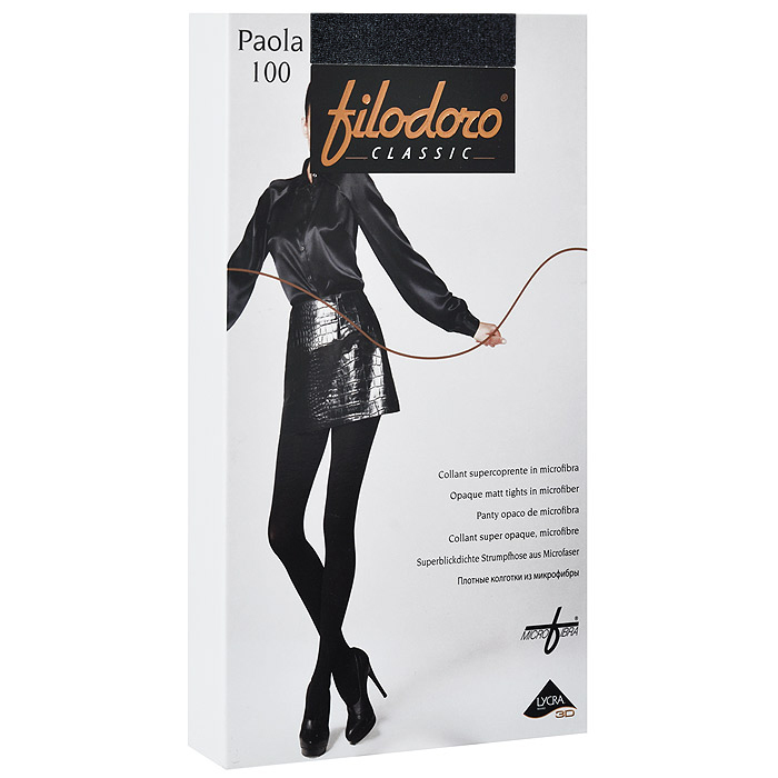 Колготки женские Paola 100Paola 100_Coffee Колготки женские Paola 100Paola 100_CoffeeПлотные теплые колготки Filodoro Paola 100 из микрофибры. Без шортиков, комфортные швы, гигиеничная ластовица, невидимый мысок. 5 размер имеет специальную вставку.
