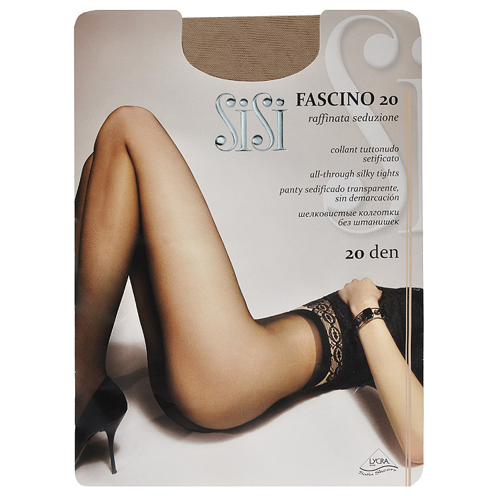 Колготки женские Fascino 20Fascino 20 Naturelle Колготки женские Fascino 20Fascino 20 NaturelleЭластичные прозрачные однородные колготки Sisi Fascino 20 с удобными швами, без штанишек, гигиеничной ластовицей и невидимым носком. Размер XL с задней вставкой.