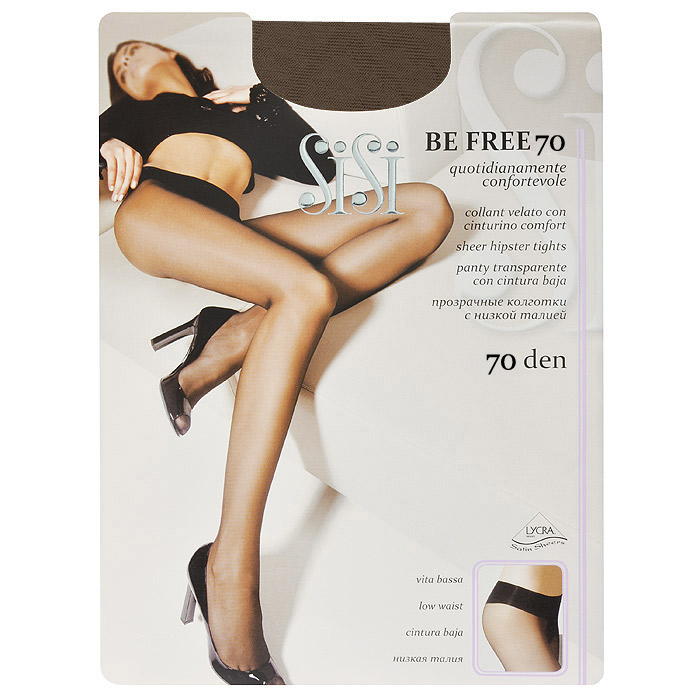 Колготки женские Be Free 70 Vita BassaBe Free 70 Vita Bassa_Daino Колготки женские Be Free 70 Vita BassaBe Free 70 Vita Bassa_DainoПрозрачные колготки Sisi Be Free 70 Vita Bassa без трусиков с заниженной талией, комфортным поясом, сверхпрочными швами, гигиеничной ластовицей и невидимым носком.