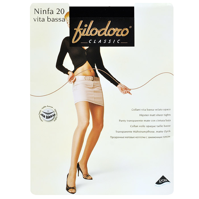   Ninfa 20 Vita Bassa - Filodoro ClassicNinfa 20 Vita Bassa_Glace    Filodoro Classic Ninfa Vita Bassa    ,    ,   ,     . : 20 den.
