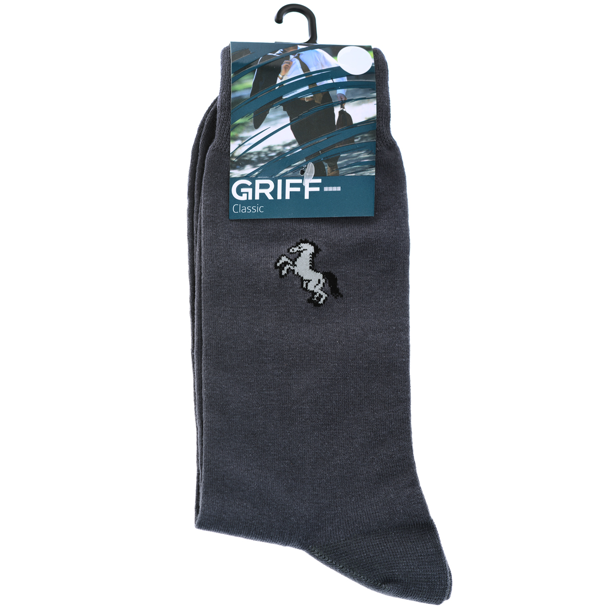 НоскиB1 НоскиB1Мужские носки Griff Classic с удлиненным паголенком изготовлены из высококачественного сырья с добавлением полиамидных и эластановых волокон, которые обеспечивают великолепную посадку. Носки отличаются элегантным внешним видом. Удобная широкая резинка идеально облегает ногу и не пережимает сосуды, усиленные пятка и мысок повышают износоустойчивость носка.