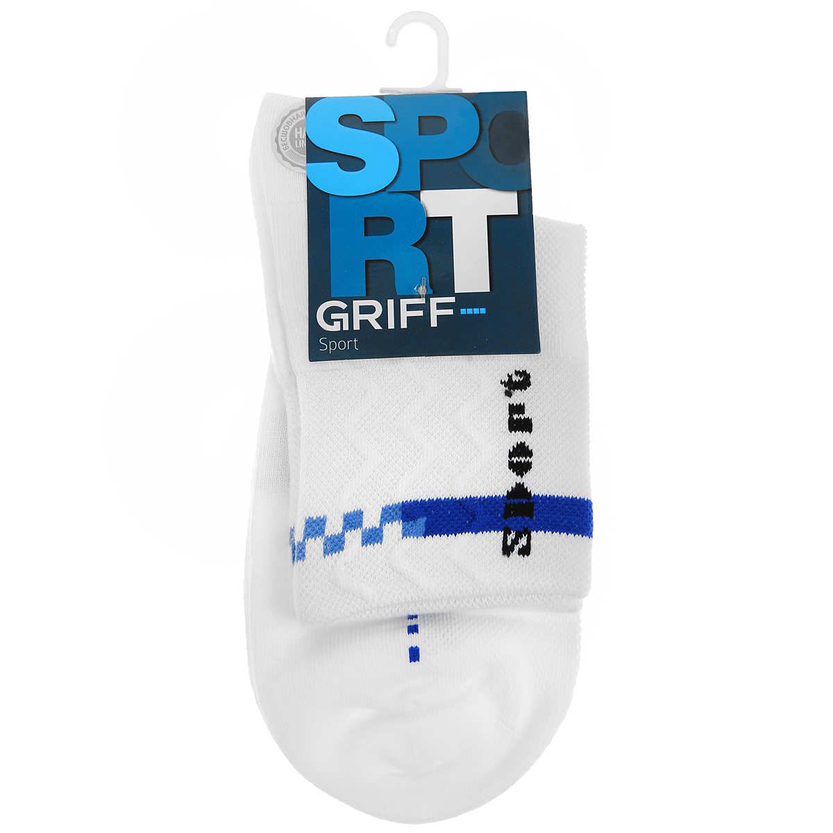Носки Sport. S21S21 Носки Sport. S21S21Носки Griff Sport изготовлены из высококачественного сырья. Обладают повышенной прочностью, благодаря усиленной пятке и мыску. Удобная резинка пресс-контроль комфортно облегает ногу и не нарушает кровообращение. Вся спортивная коллекция предназначена для мужчин и женщин, которые занимаются спортом и ведут активный образ жизни. Для производства используется только натуральное сырье, за счет этого носки полностью воздухопроницаемы, гигроскопичны и формостабильны.