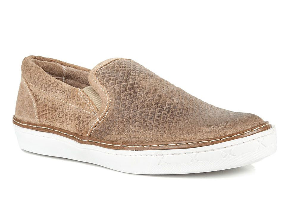 Слипоны мужские. BURDONBURDON Слипоны мужские. BURDONBURDONСтильные слипоны от Steve Madden заинтересуют вас своим дизайном с первого взгляда! Модель выполнена из искусственной замши и оформлена узором, имитирующим змеиную кожу. Резинки, расположенные на подъеме, отвечают за комфортную посадку модели на ноге. Подкладка и стелька - из текстиля. Верх подошвы декорирован контрастной полоской с крупной прострочкой. Гибкая резиновая подошва с оригинальным рифленым рисунком обеспечивает идеальное сцепление с разными поверхностями. Ультрамодные слипоны внесут изюминку в любой образ.