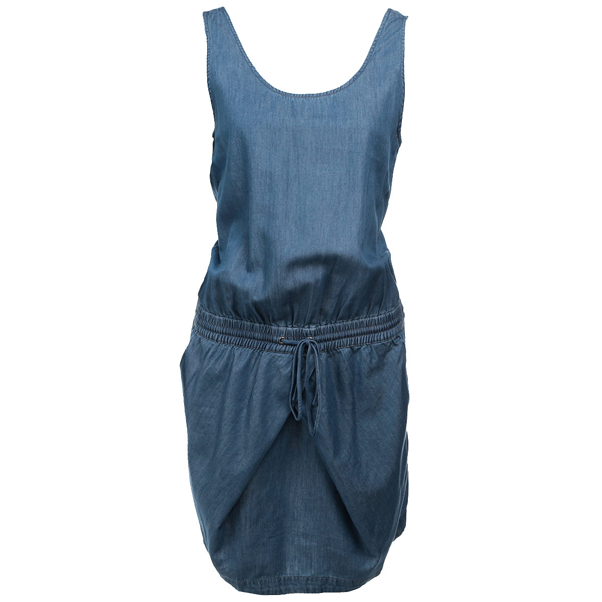 ПлатьеB475006 ПлатьеB475006Стильное легкое платье Calvin Klein Jeans приталенного силуэта, изготовленное из высококачественного денима, очень мягкое на ощупь, не раздражает даже самую нежную и чувствительную кожу и хорошо вентилируется. Модель с круглым вырезом горловины, на широких бретелях. На талии предусмотрена широкая эластичная резинка и затягивающийся шнурок. По бокам расположены втачные карманы. Сзади - имитащия прорезных кармашков. В таком наряде вы, безусловно, привлечете восхищенные взгляды окружающих.