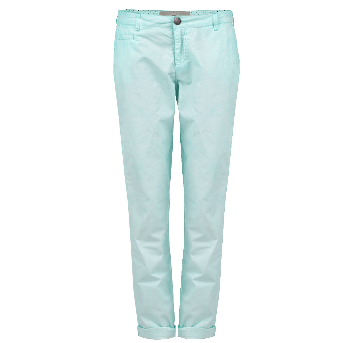 Брюки10151122 63A-seaspray green washe Брюки10151122 63A-seaspray green washeСтильные женские брюки Broadway созданы специально для того, чтобы подчеркивать достоинства вашей фигуры. Брюки выполнены из натурального хлопка, мягкого и приятного на ощупь. Модель прямого кроя и низкой посадки станет отличным дополнением к вашему современному образу. Застегиваются брюки на пуговицу в поясе и ширинку на застежке-молнии, имеются шлевки для ремня. Спереди модель оформлена двумя втачными карманами и имитацией прорезного кармашка, сзади - двумя прорезными карманами. Эти модные и в тоже время комфортные брюки послужат отличным дополнением к вашему гардеробу. В них вы всегда будете чувствовать себя уютно и комфортно.