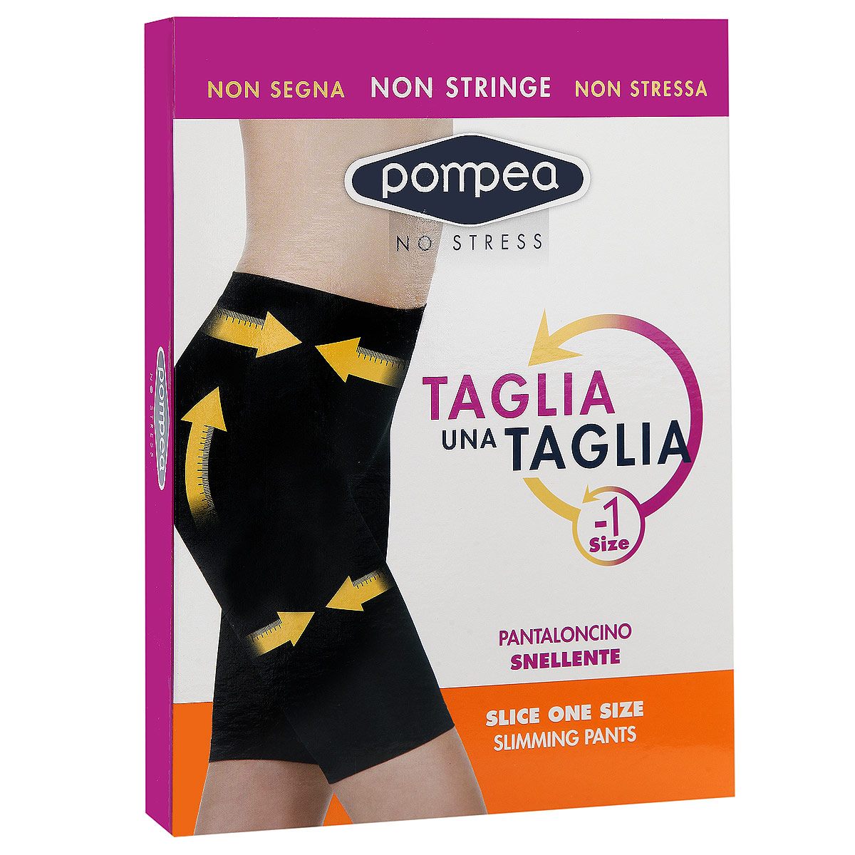 Корректирующее бельеCiclista Taglia 1 TG PM Корректирующее бельеCiclista Taglia 1 TG PMБесшовные моделирующие женские шорты Pompea Ciclista Taglia 1 TG PM очень удобные и комфортные в носке. Изготовленные из эластичного хлопка, они уменьшают объем на один размер. В этих шортах вы можете одеть любимые вещи, не беспокоясь о недостатках фигуры. Крой шорт необычен, благодаря чему их невозможно заметить под любой одеждой, они практически не ощущаются на коже, позволяют чувствовать себя комфортно и легко.