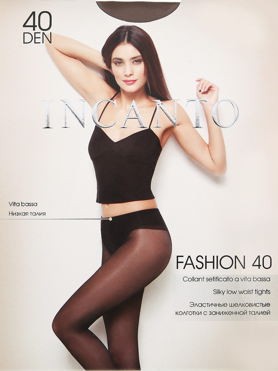 Колготки Fashion 40Fashion 40 Колготки Fashion 40Fashion 40Эластичные шелковистые колготки с заниженной талией. Комфортный широкий пояс, гигиеническая ластовица, прозрачный укрепленный мысок. Плотность: 40 den.