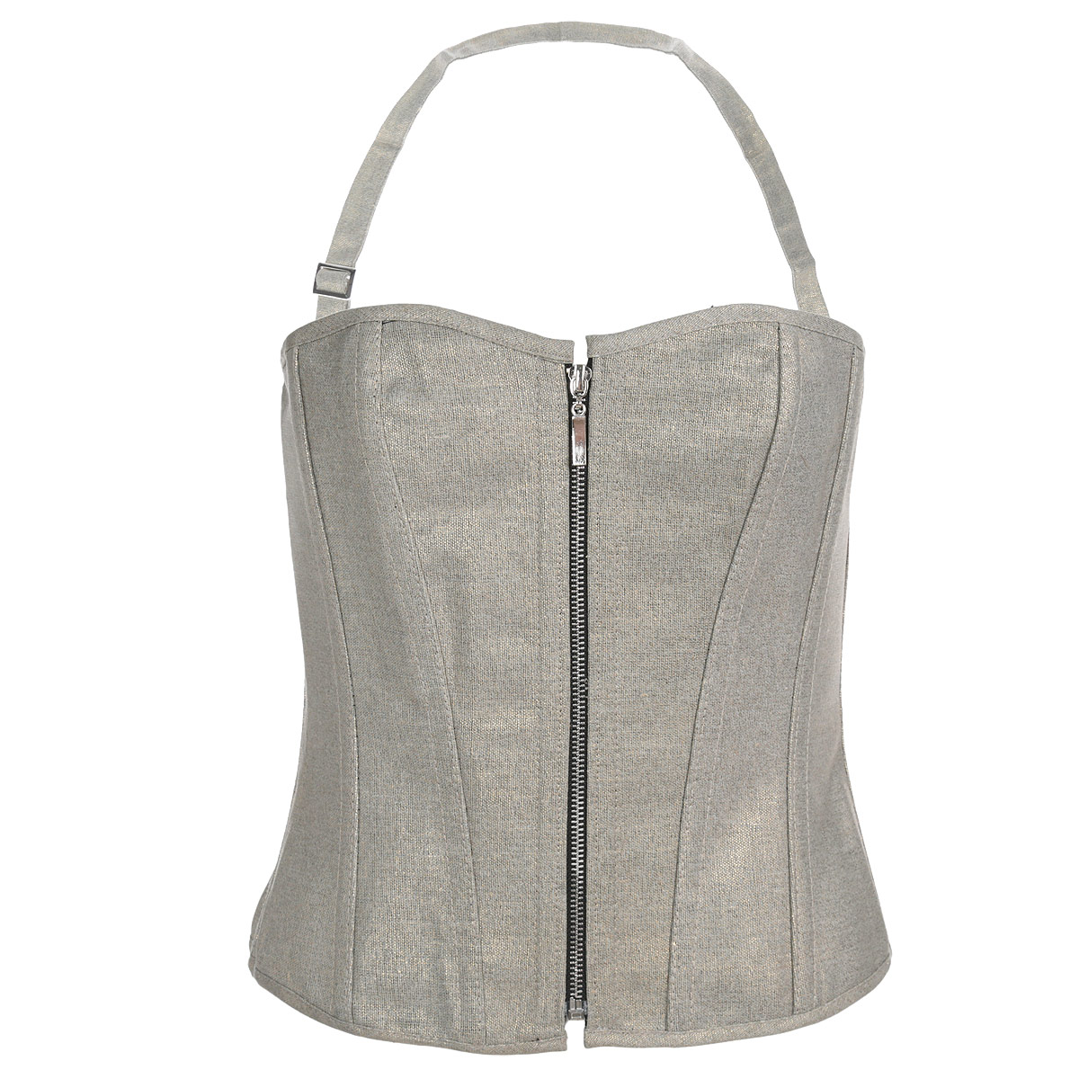 Корсет женский Metallics. C003C003-BRZ Корсет женский Metallics. C003C003-BRZОбраз стильной и современной леди вам поможет создать роскошный корсет Metallics из коллекции Corsets by Baci Collection от всемирно известного бренда эротического белья Baci Lingerie. Благодаря металлической застежке-молнии спереди и классической шнуровке сзади – современный корсет не только красив, но и удобен. Регулируемая съемная бретель делает корсет самостоятельной деталью туалета. Корсет, выполненный из натуральных материалов, обеспечивает максимальный комфорт и неотразимую привлекательность, как в спальне, так и в повседневной жизни. Красиво облегает фигуру, не мнется, не садится, не растягивается.