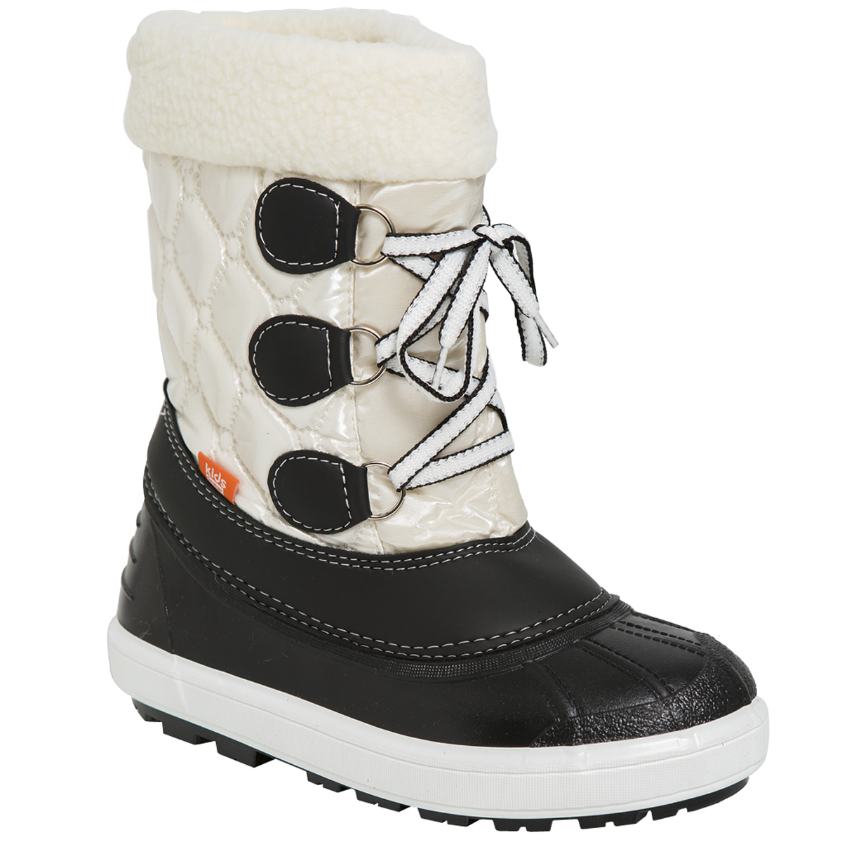 Дутики детские Furry. 1530/15001500 Дутики детские Furry. 1530/15001500Практичные и удобные дутики от Demar - отличный вариант на каждый день. Модель выполнена в нижней части из ПВХ (поливинилхлорида), а голенище - из современного текстильного материала контрастного цвета. Подкладка и стелька - из натуральной шерсти, согреют ножки ребенка в холод. Кант изделия декорирован искусственным мехом. Верх голенища оформлен шнуровкой, которая надежно фиксирует модель на ноге и регулирует объем. Сбоку модель дополнена ярлычком с логотипом Demar и надписью Kids. Высокая подошва, выполненная из литой резины, имеет специальное рифление, которое защищает от скольжения и сохраняет гибкость даже в значительные морозы. Удобные дутики придутся по душе вашему ребенку!
