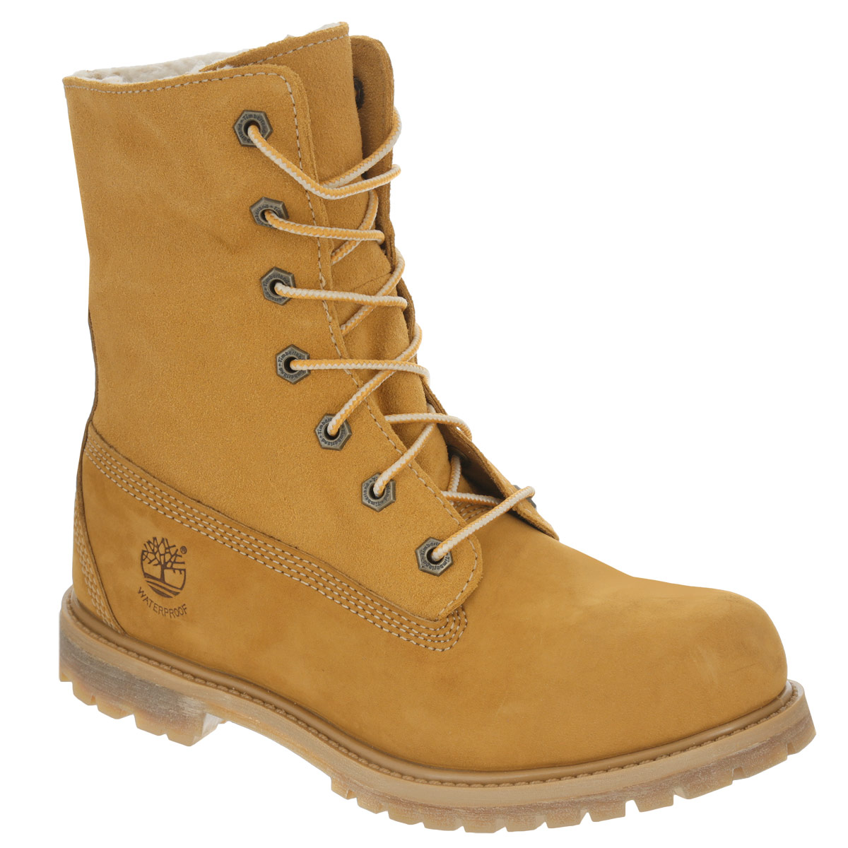 БотинкиTBL8329RW БотинкиTBL8329RWВысокие женские ботинки Authentics Teddy Fleece Waterproof Fold-Down от Timberland прекрасно подойдут для повседневной носки. Модель изготовлена из натуральной замши и натурального нубука. Обувь оформлена декоративной прострочкой, оригинальным плетением на шнурках, сбоку - тисненым логотипом бренда. Подкладка из искусственного меха согреет ваши ножки в холод. Шнуровка прочно зафиксирует обувь на ноге. Ботинки имеют водонепроницаемую конструкцию. Стелька EVA с текстильной поверхностью обеспечивает максимальный комфорт при движении. Каблук и подошва с протектором гарантируют идеальное сцепление с любыми поверхностями. Такие ботинки будут прекрасно сочетаться с различными вещами вашего гардероба. Они подчеркнут ваш стиль и индивидуальность!