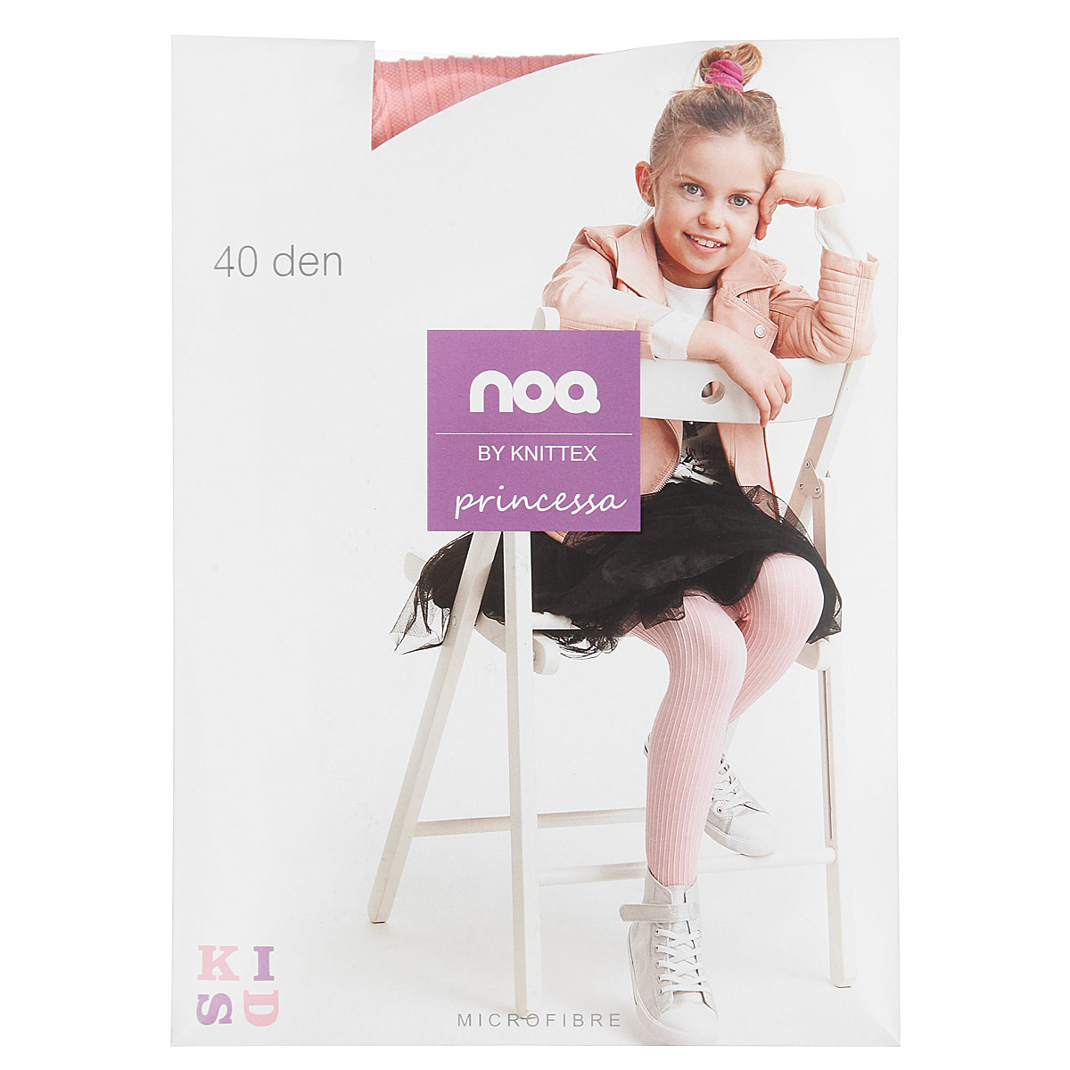 Колготки для девочки Noo PrincessaRDZPRINCESSA_1 Колготки для девочки Noo PrincessaRDZPRINCESSA_1Стильные детские колготки Knittex Noo Princessa изготовлены специально для девочек. Приятные на ощупь колготки средней плотности оформлены рельефным узором в виде мелкого рубчика. Прочные и удобные, эти колготки равномерно облегают ножки, не сдавливая и не доставляя дискомфорта. Эластичные швы и мягкая резинка на поясе не позволят колготам сползать и при этом не будут стеснять движений. Входящие в состав ткани полиамид и эластан предотвращают растяжение и деформацию после стирки. Красивые и прочные колготки подойдут к любым нарядам маленькой модницы. Классические колготки - это идеальное решение на каждый день для прогулки, школы, яслей или садика. Такие колготки станут великолепным дополнением к гардеробу вашей красавицы.