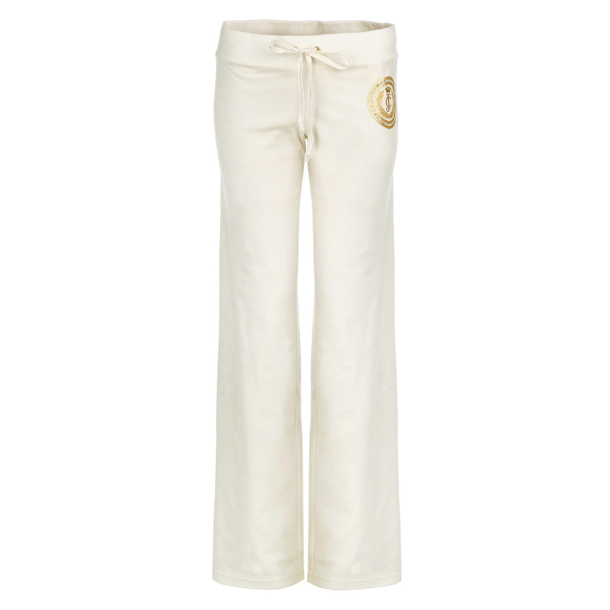 БрюкиWTKB31357/109 БрюкиWTKB31357/109Удобные женские брюки Juicy Couture, выполненные из велюра высочайшего качества, отлично подойдут на каждый день. Модель прямого кроя - настоящее воплощение комфорта, такие брюки не сковывают движений и обеспечивают наибольшее удобство. Пояс брюк дополнен широкой эластичной резинкой с затягивающимся шнурком-кулиской. Брюки оформлены узором в блестящей золотистой печати. Эти модные и в тоже время комфортные брюки послужат отличным дополнением к вашему гардеробу. В них вы всегда будете чувствовать себя уютно и уверенно.