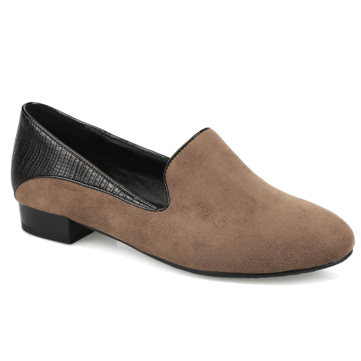 Шлепанцы  - серо-бежевый, темно-коричневый цвет