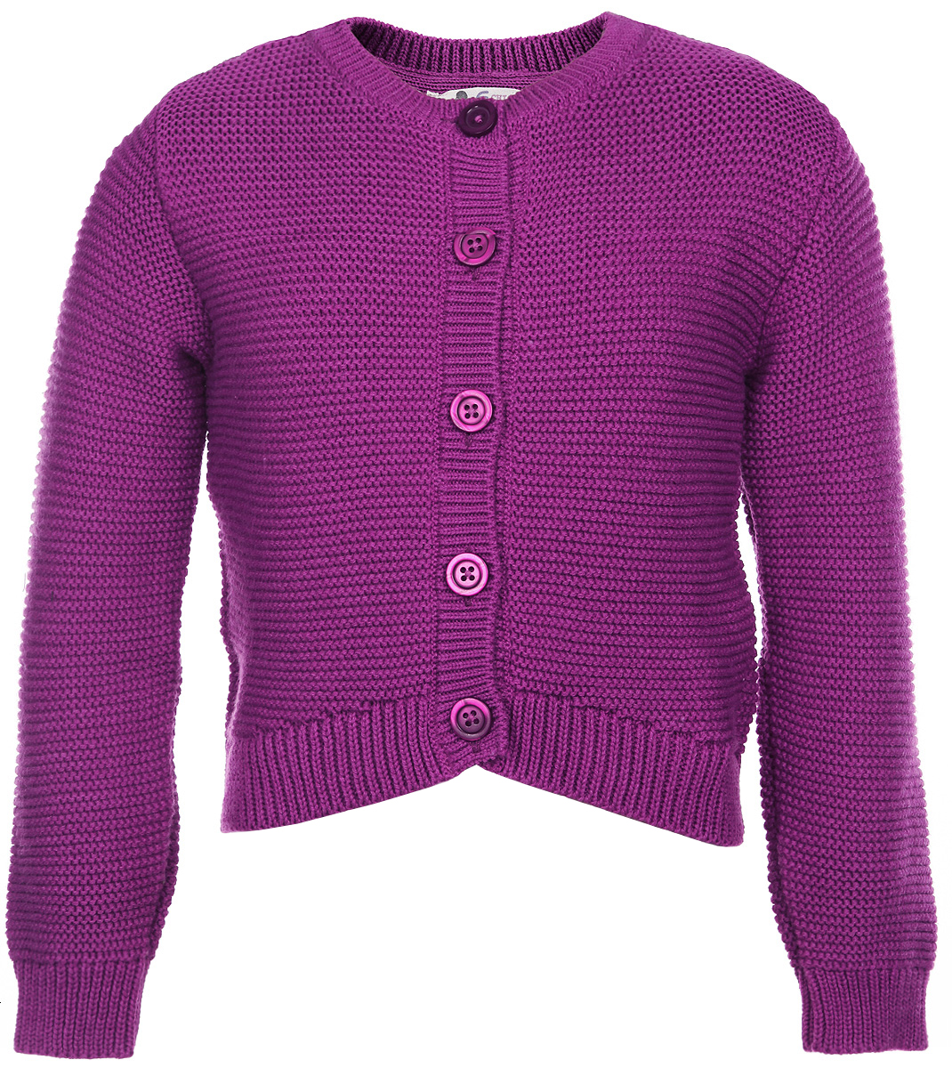 Кофта9085800 Кофта9085800Очаровательная вязаная кофта для девочки Chicco Fancy Style идеально подойдет вашей маленькой моднице. Изготовленная из пряжи смешанного состава, она мягкая и приятная на ощупь, не сковывает движения и позволяет коже дышать, не раздражает даже самую нежную и чувствительную кожу ребенка, обеспечивая наибольший комфорт. Кофта с длинными рукавами и круглым вырезом горловины застегивается на пуговицы по всей длине. Спинка модели удлинена. Горловина, планка, низ модели и манжеты рукавов связаны крупной резинкой. Современный дизайн и расцветка делают эту кофту стильным предметом детского гардероба. В ней ваша принцесса будет чувствовать себя уютно и комфортно, и всегда будет в центре внимания!